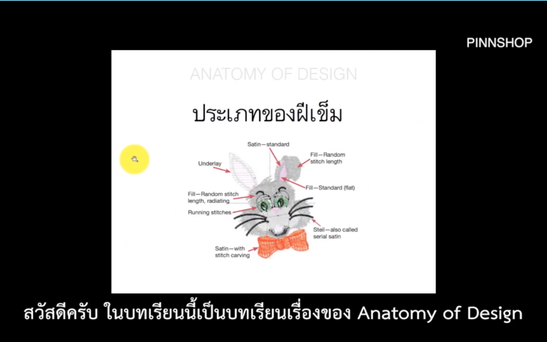 บทที่ 5 โครงสร้างของลายปัก (3)